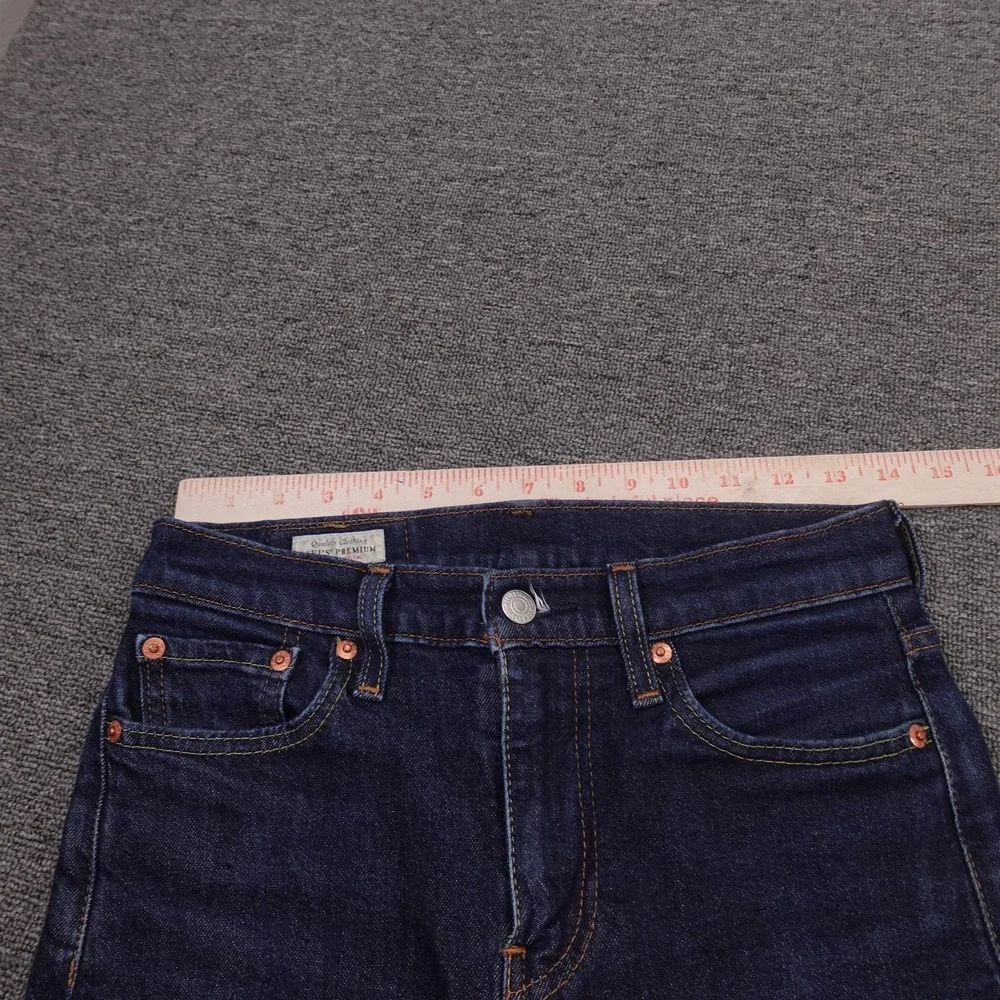 Levi's 510 Jeans Mens‎ 28x30 Blue Dark Wash Skinny Slim Stretch Denim Pants
